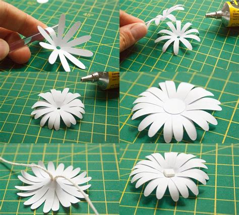 kağıttan çiçek yapımı aşamaları